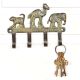 Bronze Safari Hooks Wall Decor