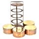 Brass Handcrafted 4 Tier Indian Lunch Box