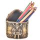 Tribal Brass Pen Pencil Holder