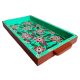 Green Color Floral Design Hand Made Painting Tray