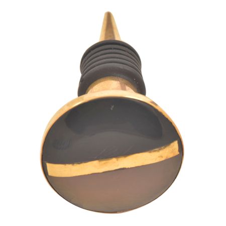 Brass Resin Wine Stopper