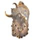 Brass Sitting Shiva Nandi Statue