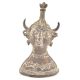 Brass Tribal Goddess Head  Statue