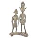 Tribal Brass Dancing Couple Figurine