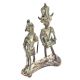 Tribal Brass Dancing Couple Figurine