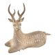 Vintage Tribal Reindeer Sitting Statue