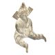 Tribal Brass Sitting Musician Ganesha Statue