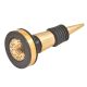 Black And Golden Brass Tiny Flower Resin Wine Stopper