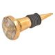 Golden Brass Metal Shell Wine Stopper