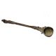 Brass Holy Water Spoon With Carved Finial 