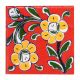 Yellow Ceramic Floral Tiles