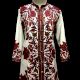 Designer Collection Jackets Sami Pashmina Fabric In Red & White