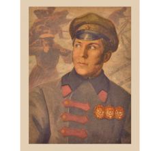 Print of A Young German Officer In Uniform