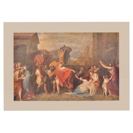 Print of Death Of Camilla Sister Of Horatio