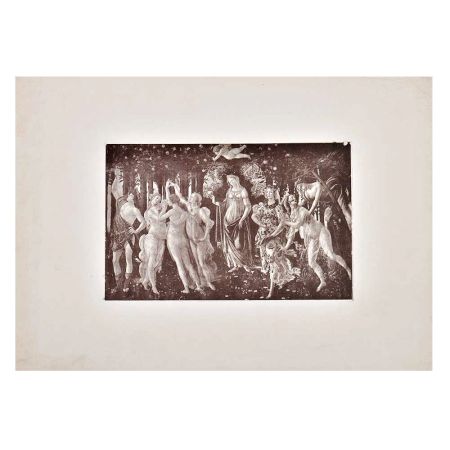 Print of The Central Scene with Venus and Cupid Flora and Right