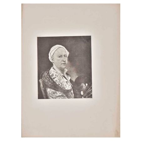 Print of A Middle Aged Women Dressed In Simple Clothes