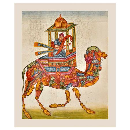 Painting Of An Indian Composite Camel