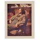 Portrait of a man in a chair Poster and Prints