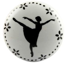 Girl Ceramic Flat Knobs