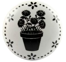 Vase Ceramic Flat Knobs
