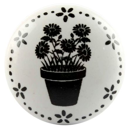 Vase Ceramic Flat Knobs