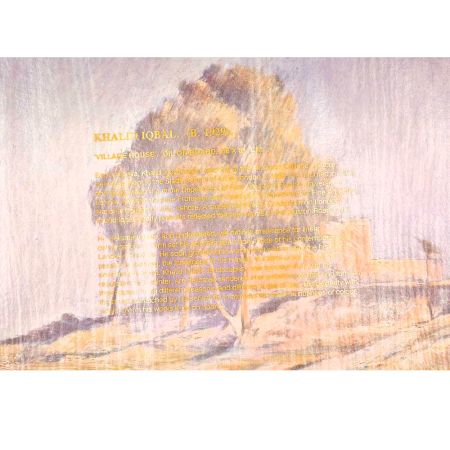 Print Of Khalid Iqbal Work Village House