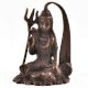 Brass Seated Lord Shiva in Meditation Statue