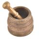 Kitchen Brass Traditional Morter And Pestle