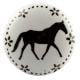 Horse Ceramic Flat Knobs