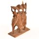 Handcarved Wooden Art Sculpture Maharaja ElephantÂ 