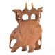 Elephant Animal Gift Home Decor India Wooden Handicraft Sculptue