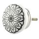Black Daisy Flat Knob