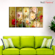 Beautiful Rose Flowers Canvas Painting Wall Hanging