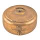 Round Brass Engraved Storage Box With lid