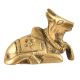 Handmade Brass Sitting Nandi Staute