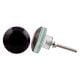 Purple Flat Drawer Glass Knob