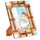Rustic Wooden Picture Holder Photo Frame