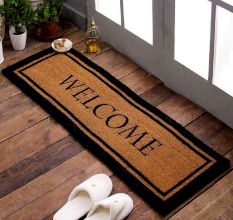 SWHF Extra Large Printed Double Door and Floor Mat : Welcome