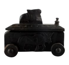 Hand Carved Spice Box Nandi Wooden Box