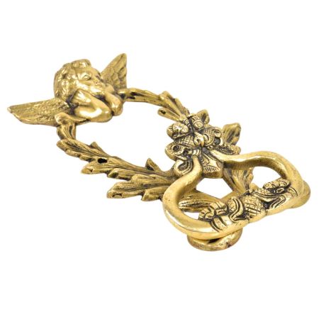 Ornate Chrub Dragon Face Door Knocker
