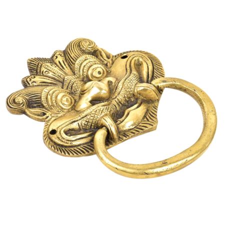 Heavy Dragon Face Door Knocker