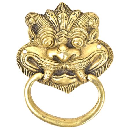 Heavy Dragon Face Door Knocker