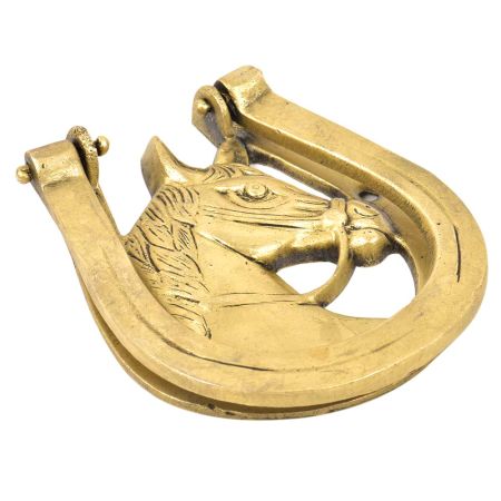 Brass Horse Shoe Door Knocker