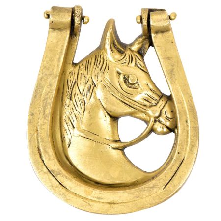 Brass Horse Shoe Door Knocker