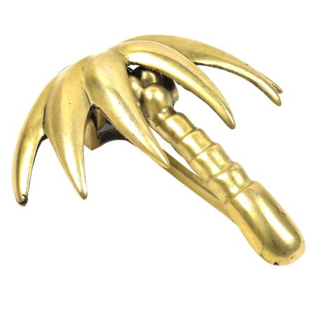 Golden Brass Palm Tree Door Knocker