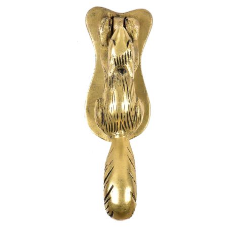 Brass Squirrel Door Knocker