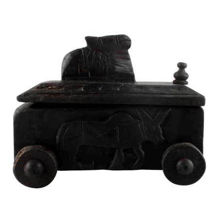 Hand Carved Spice Box Nandi Wooden Box
