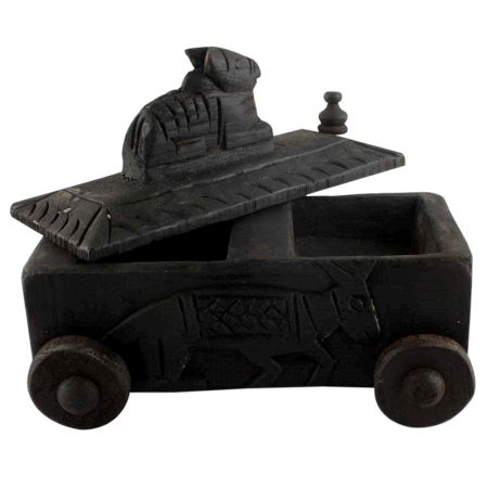 Carved Decorative Nandi Wooden Box