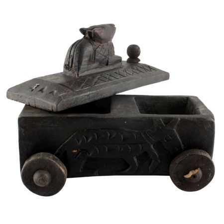 Nandi Wooden Spice Box South Indian Box