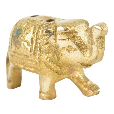Brass Handmade Cute Elephant Incense Holder